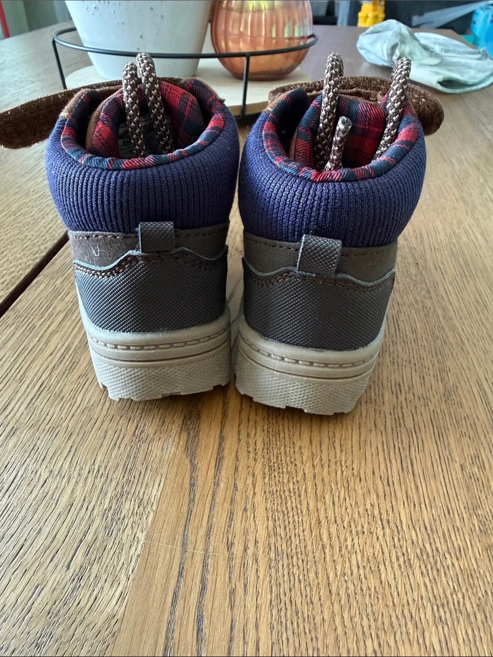 Carter's Brown and Gray Toddler Outdoor Boots